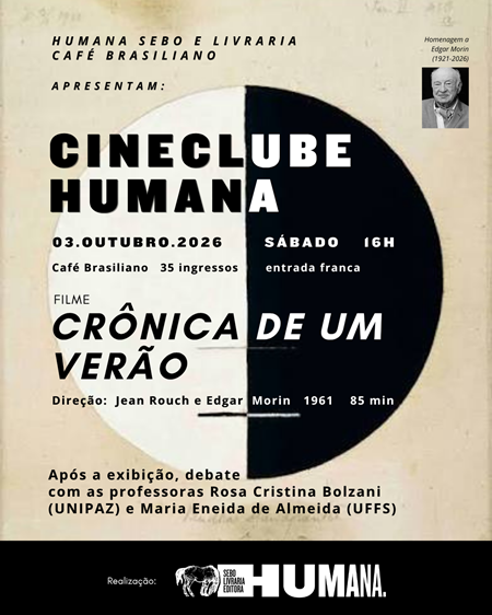 Homenagem ao filósofo Edgar Morin exibe o filme Crônica de um verão